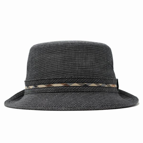 DAKS ハット メンズ 春夏 帽子 メンズハット ダックス アルペンハット ドビー メッシュ 夏 涼しい 紳士帽子 紳士ハット 黒 ブラック [ alpine hat ] 送料無料 父の日 ギフト 誕生日 プレゼント 敬老の日_2