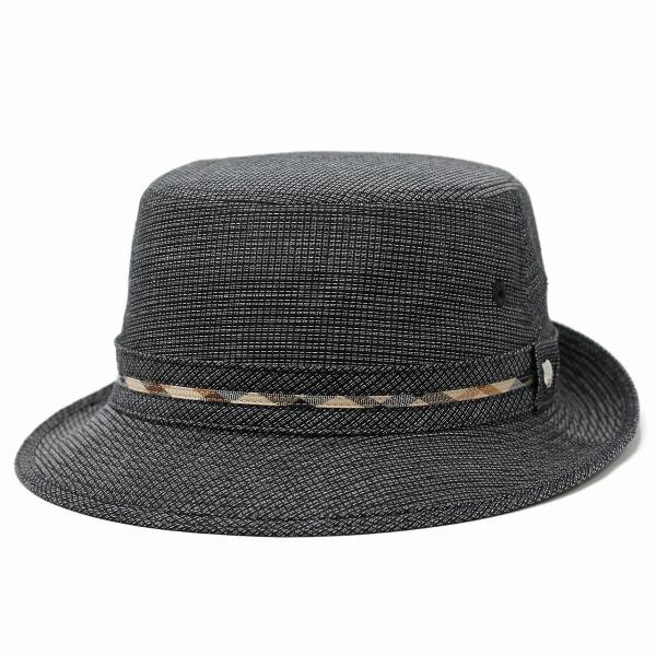 DAKS ハット メンズ 春夏 帽子 メンズハット ダックス アルペンハット ドビー メッシュ 夏 涼しい 紳士帽子 紳士ハット 黒 ブラック [ alpine hat ] 送料無料 父の日 ギフト 誕生日 プレゼント 敬老の日_7
