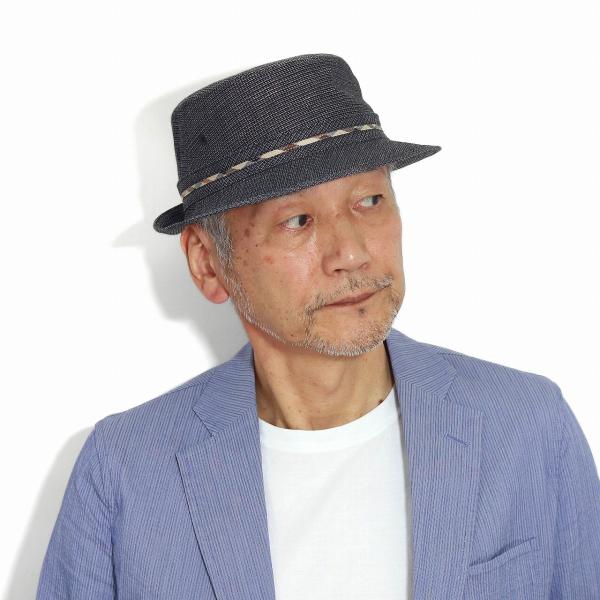 DAKS ハット メンズ 春夏 帽子 メンズハット ダックス アルペンハット ドビー メッシュ 夏 涼しい 紳士帽子 紳士ハット 黒 ブラック [ alpine hat ] 送料無料 父の日 ギフト 誕生日 プレゼント 敬老の日_8