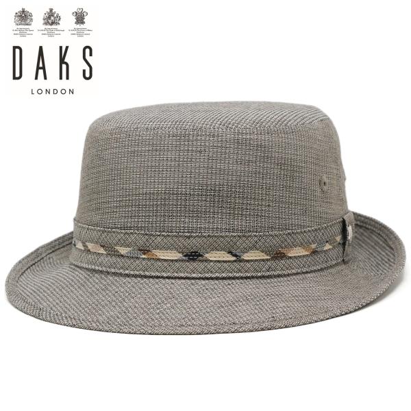 DAKS ダックス ハット メンズ 春夏 帽子 アルペン メンズ 夏 アルペンハット ドビー メッシュ 涼しい 紳士帽子 紳士ハット 通気性が良い サイズ調整可 モカ茶 [ alpine hat ] 送料無料 父の日 ギフト 誕生日 プレゼント 敬老の日