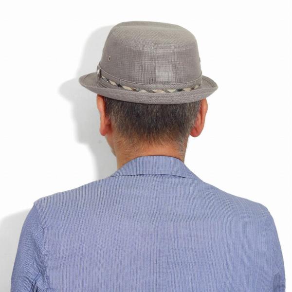 DAKS ダックス ハット メンズ 春夏 帽子 アルペン メンズ 夏 アルペンハット ドビー メッシュ 涼しい 紳士帽子 紳士ハット 通気性が良い サイズ調整可 モカ茶 [ alpine hat ] 送料無料 父の日 ギフト 誕生日 プレゼント 敬老の日_10