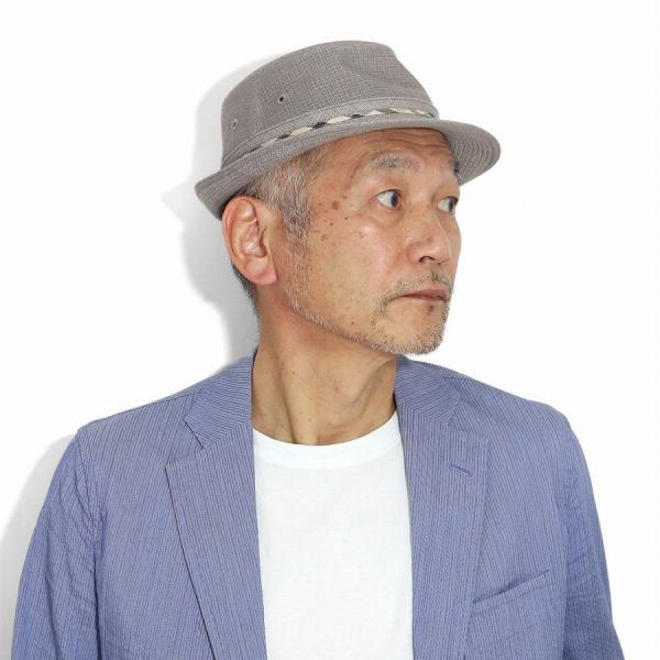DAKS ダックス ハット メンズ 春夏 帽子 アルペン メンズ 夏 アルペンハット ドビー メッシュ 涼しい 紳士帽子 紳士ハット 通気性が良い サイズ調整可 モカ茶 [ alpine hat ] 送料無料 父の日 ギフト 誕生日 プレゼント 敬老の日_9