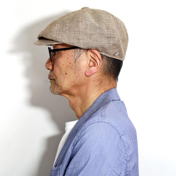 DAKS キャスケット メンズ 送料無料 帽子 チェック柄 ハンチング 春夏 メンズ キャスハンチング グレンチェック 春夏 ダックス 8枚はぎ ブラック 黒 オレンジ [ ivy cap ] 40代 50代 60代 父の日 ギフト 男性 誕生日 お父さん プレゼント 帽子通販 敬老の日_17