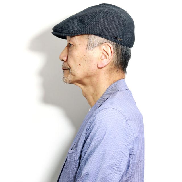 DAKS ハンチング メンズ 帽子 アイビーキャップ ハンチング帽 ストライプ柄 春夏 父の日 ギフト ダックス ハンチング帽子 送料無料 男性用 日本製 / ネイビー/チャコール［ ivy cap ］父の日 プレゼント ギフトラッピング無料 送料無料 50代 60代 70代 80代 ファッション_16