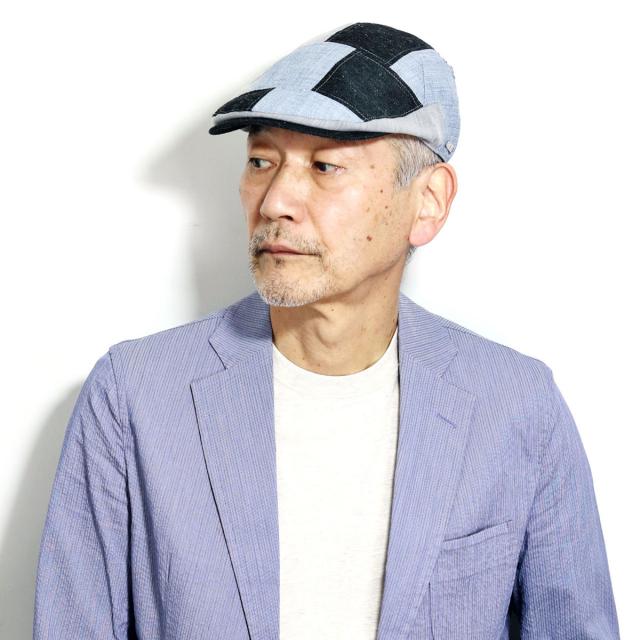 DAKS メンズ 帽子 ハンチング パッチワーク 切替 デザイン お洒落 ハンチング帽 ダックス アイビーキャップ 春夏 ラッピング 無料 男性用 日本製 全2色 ベージュ/グレー［ ivy cap ］父の日 プレゼント ギフトラッピング無料 送料無料 50代 60代 70代 80代 ファッション_16