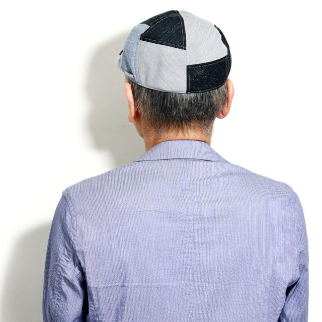 DAKS メンズ 帽子 ハンチング パッチワーク 切替 デザイン お洒落 ハンチング帽 ダックス アイビーキャップ 春夏 ラッピング 無料 男性用 日本製 全2色 ベージュ/グレー［ ivy cap ］父の日 プレゼント ギフトラッピング無料 送料無料 50代 60代 70代 80代 ファッション_19