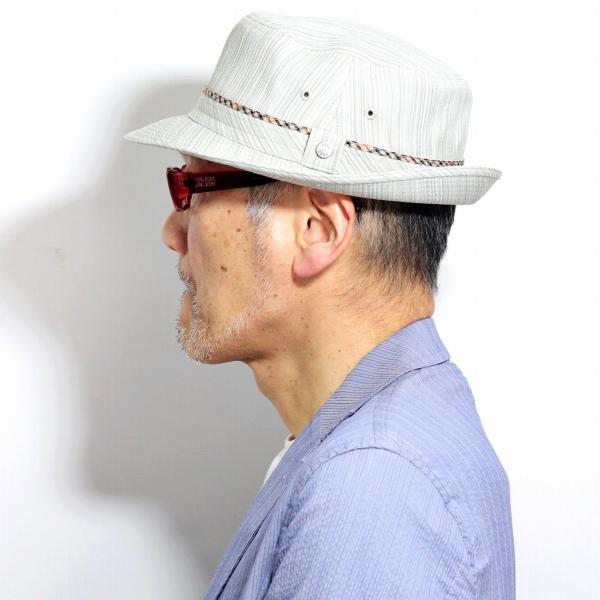 DAKS ダックス 帽子 メンズ 春 夏 ハット アルペン 縮み織り 生地 ブランド 紳士 イギリス 日本製 アルペン帽 オリーブ [ alpine hat ] 送料無料 父の日 ギフト 誕生日 プレゼント 敬老の日_8