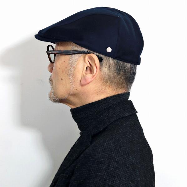 DAKS ハンチング メンズ ウール100% 秋冬 ダックス 帽子 大きいサイズ ハンチング帽 毛 高品質 スーパー180’s 帽子 メンズ ダックス アイビーキャップ 紺 S M L LL ネイビー［ ivy cap ］男性 誕生日 帽子 ギフト プレゼント ラッピング無料 父の日_7