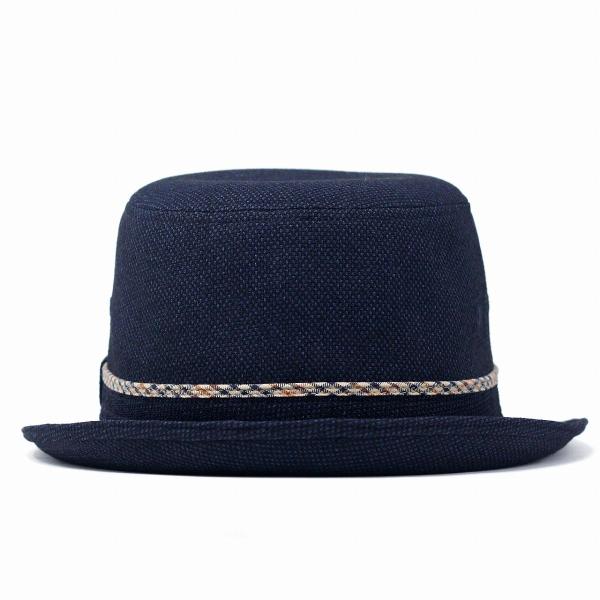 DAKS ハット ダックス 秋 冬 バーズアイ アルペンハット ブランド メンズ 紳士 帽子 紺 ネイビー［ fedora ］男性 誕生日 帽子 父の日 ギフト プレゼント 敬老の日_3