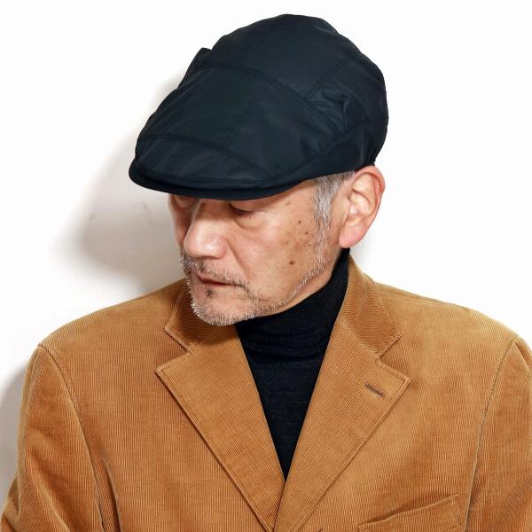 DAKS ダックス ハンチング メンズ 秋 冬 リップストップタフタ 紳士帽子 アウトドア ハンチング帽 メンズ 撥水加工 ベージュ ブラック ネイビー アイビーキャップ 40代 50代 60代 ファッション ブランド クリスマス ギフト 男性 誕生日 プレゼント 帽子通販 父の日_12