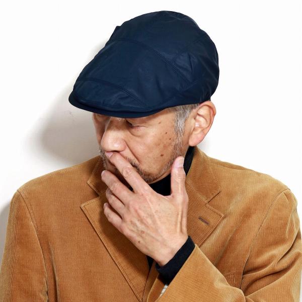 DAKS ダックス ハンチング メンズ 秋 冬 リップストップタフタ 紳士帽子 アウトドア ハンチング帽 メンズ 撥水加工 ベージュ ブラック ネイビー アイビーキャップ 40代 50代 60代 ファッション ブランド クリスマス ギフト 男性 誕生日 プレゼント 帽子通販 父の日_16