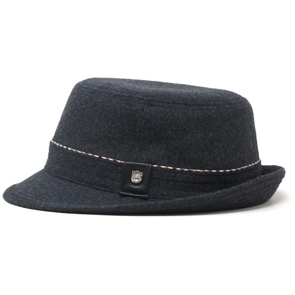 DAKS メンズ 帽子 暖かい ハット アルペンハット シンプル チェック柄 サイズ調整可 S M L LL 大きいサイズ 帽子 カシミヤ風 ウール ダックス 男性用 秋冬 小物 ［ alpine hat ］40代 50代 60代 クリスマス 誕生日 ラッピング無料 ギフト 父の日 プレゼント_1