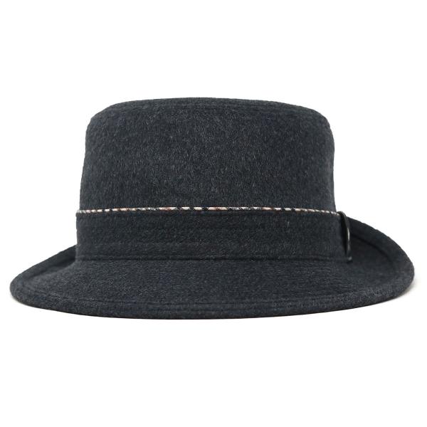 DAKS メンズ 帽子 暖かい ハット アルペンハット シンプル チェック柄 サイズ調整可 S M L LL 大きいサイズ 帽子 カシミヤ風 ウール ダックス 男性用 秋冬 小物 ［ alpine hat ］40代 50代 60代 クリスマス 誕生日 ラッピング無料 ギフト 父の日 プレゼント_2