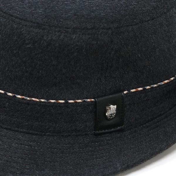 DAKS メンズ 帽子 暖かい ハット アルペンハット シンプル チェック柄 サイズ調整可 S M L LL 大きいサイズ 帽子 カシミヤ風 ウール ダックス 男性用 秋冬 小物 ［ alpine hat ］40代 50代 60代 クリスマス 誕生日 ラッピング無料 ギフト 父の日 プレゼント_4
