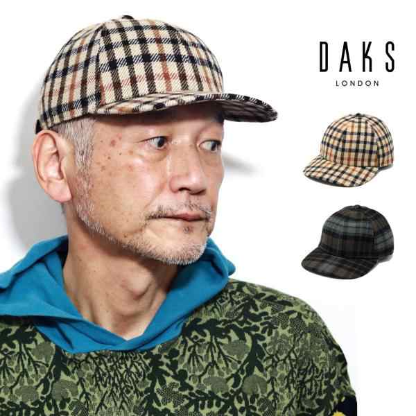 インターネット販売 DAKS ダックス チェック 帽子 メンズ キャップ