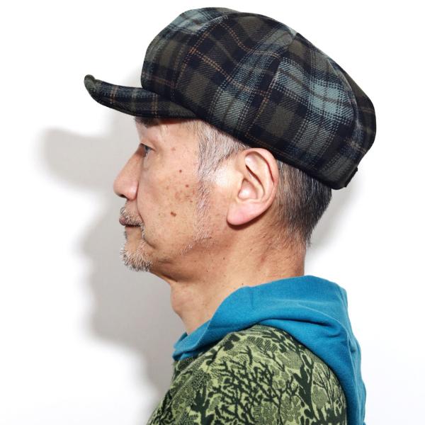 DAKS バルモラルチェック キャスケット メンズ ハウスチェック ハンチング キャス 紳士 ニュースボーイキャップ ウールタータン キャスケット [ newsboy cap ] 送料無料 メール便無料 クリスマス プレゼント ギフト 男性 誕生日 ギフト包装無料 帽子通販 父の日_18