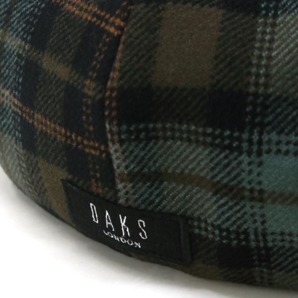 DAKS バルモラルチェック キャスケット メンズ ハウスチェック ハンチング キャス 紳士 ニュースボーイキャップ ウールタータン キャスケット [ newsboy cap ] 送料無料 メール便無料 クリスマス プレゼント ギフト 男性 誕生日 ギフト包装無料 帽子通販 父の日_4