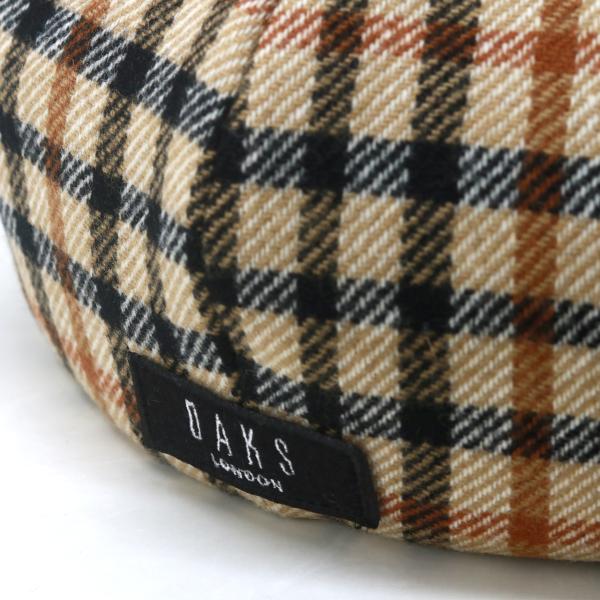 DAKS バルモラルチェック キャスケット メンズ ハウスチェック ハンチング キャス 紳士 ニュースボーイキャップ ウールタータン キャスケット [ newsboy cap ] 送料無料 メール便無料 クリスマス プレゼント ギフト 男性 誕生日 ギフト包装無料 帽子通販 父の日_5
