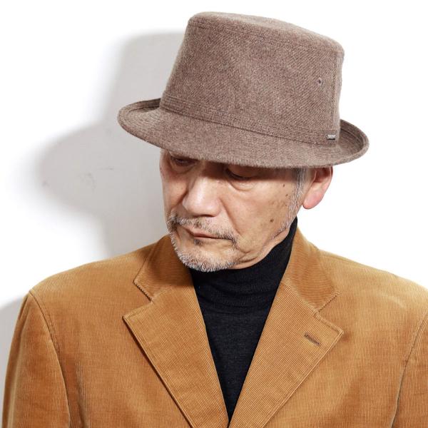 DAKS ダックス ハット メンズ 秋冬 帽子 ウール 防寒 アルペン帽 ブランド 日本製 帽子 アルペンハット ダックス 無地 チェック 暖かい ベージュ 黒 [ cadet cap ] 送料無料 クリスマス プレゼント ギフト 男性 誕生日 ギフト包装無料 帽子通販 父の日_12
