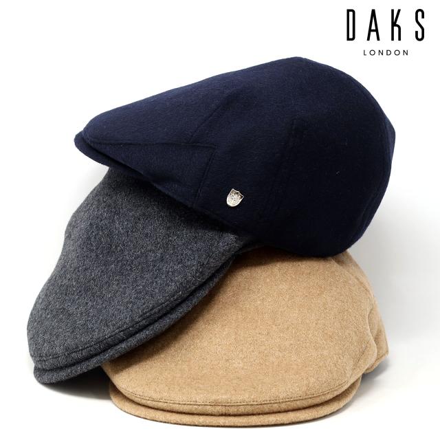 DAKS カシミヤ 帽子 メンズ カシミア ハンチング ダックス ブランド カシミヤ混 保温 ハンチング 男性 暖かい 冬 防寒着 帽子 ハンチングキャップ ネイビー/チャコールグレー/キャメル [ ivy cap ] 誕生日 プレゼント クリスマス ギフト ラッピング無料_6