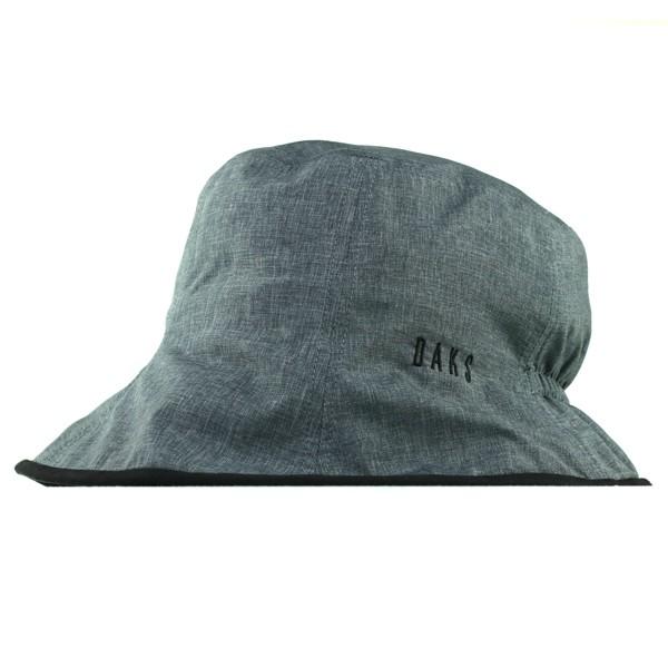 DAKS ダックス ハット レディース ブランドロゴ入り 帽子 秋冬 UVカット クロッシェハット 日本製 アウトドア 日よけ 帽子 紫外線対策 カジュアル コーデ お出かけ クロシェ ミセスハット / 黒 ブラック［ hat ］ 母の日 プレゼント 女性 帽子通販 ELEHELM_1