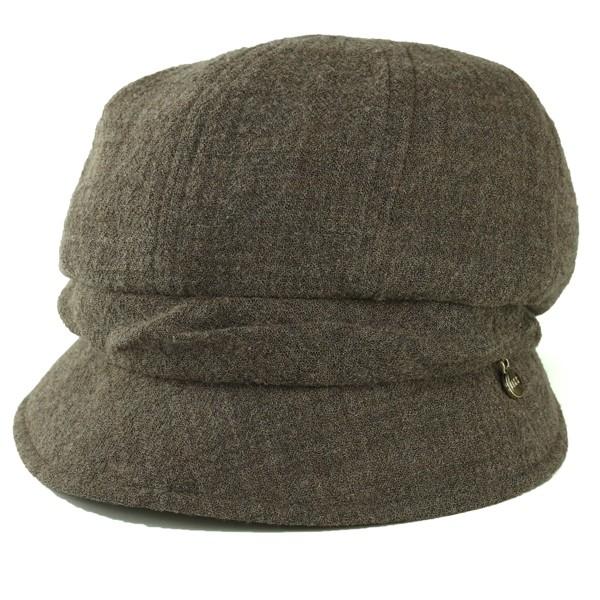 DAKS 帽子 クロシェ レディース ダックス 帽子 クロッシェ ハット レディース キャスケット ウールガーゼ 秋冬 婦人帽子 日本製 アウトドア 日よけ 帽子 上品 お洒落 ミセスハット 日本製 / 茶 ブラウン［ croche ］ 母の日 プレゼント 女性 帽子通販 ELEHELM