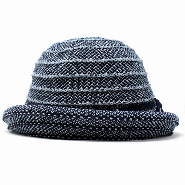 DAKS ハット 日焼け防止 オブザー ハット 送料無料 レディース 折りたたみ 帽子 UVカット 日本製 綿ロード ギマ ダックス ミセス 春 夏 婦人帽 軽量 通気性が良い サイズ調整 紺 ネイビー［ hat ］母の日 ギフト 女性 誕生日 プレゼント 帽子 送料無料 母の日_2