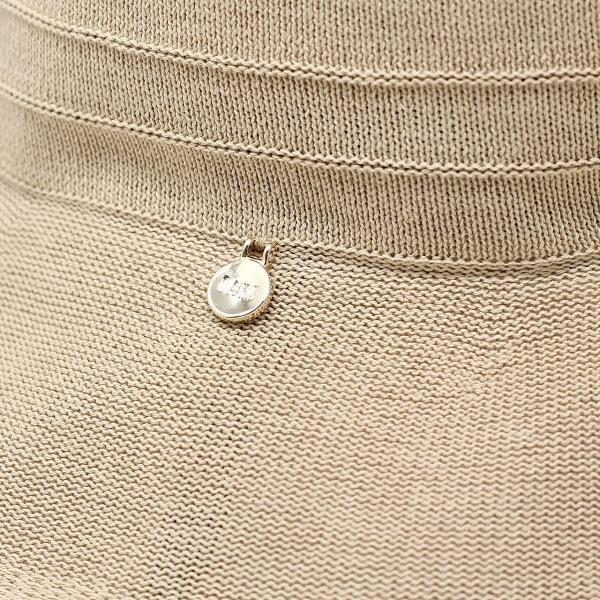 DAKS レディース 綿ロード ダウンハット 日本製 チェック 柄 春 夏 帽子 Mサイズ 婦人 ダックス サマーニット ミセス クロシェハット 涼しい 日よけ UV対策 手洗い可 帽子 つば裏 ハウスチェック / ベージュ［ hat ］母の日 ギフト 女性 誕生日 プレゼント 帽子 敬老の日_4