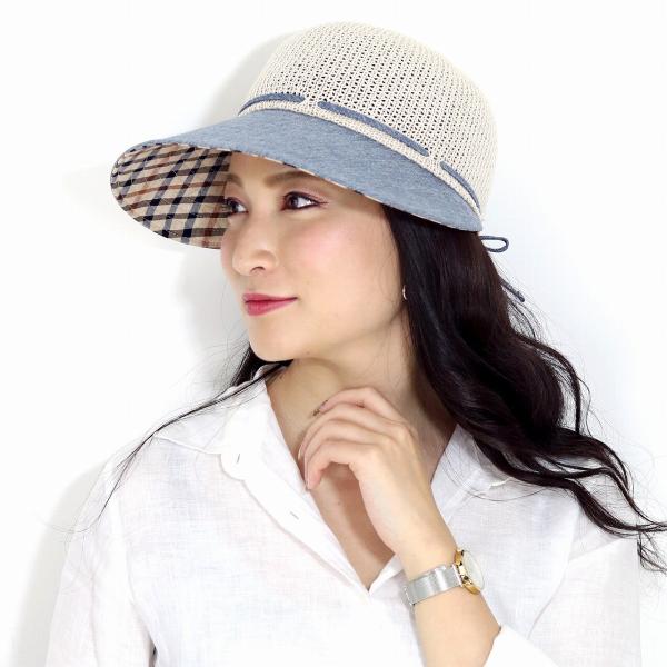 DAKS ジョッキーハット 日よけ レディース 春夏 帽子 綿ロード 涼しい ダックス ハット 婦人 ジョッキーキャップ 日本製 ミセス キャップ S M L サイズ調整可能 / 紺 ネイビー［ jockey cap ］［ jockey hat ］母の日 ギフト 女性 誕生日 プレゼント 帽子