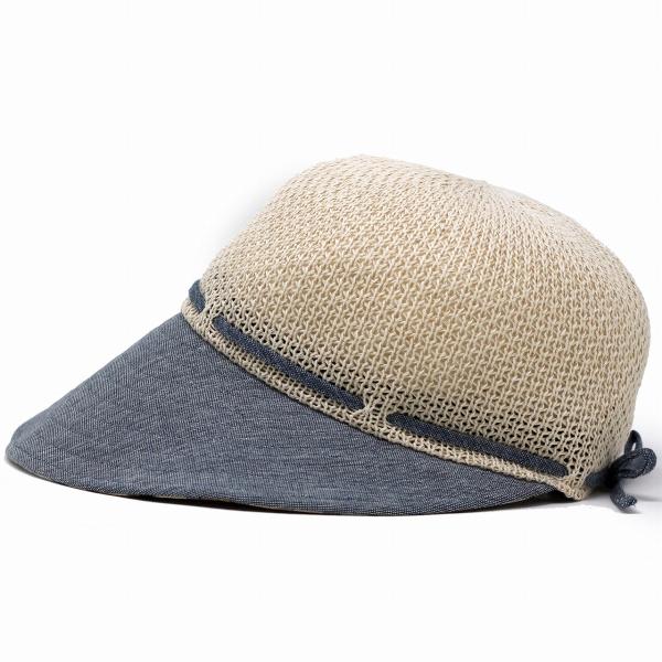 DAKS ジョッキーハット 日よけ レディース 春夏 帽子 綿ロード 涼しい