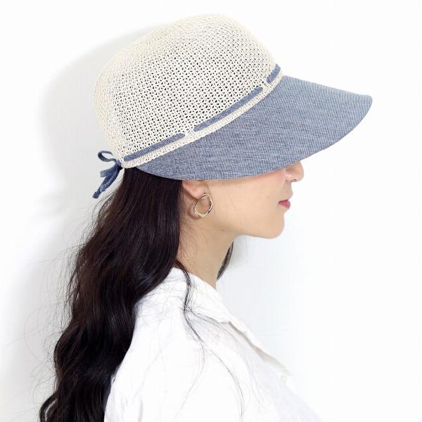 DAKS ジョッキーハット 日よけ レディース 春夏 帽子 綿ロード 涼しい