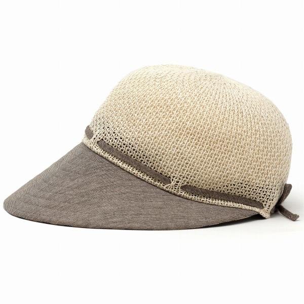 DAKS 日よけ ハット レディース ジョッキーハット 春夏 帽子 綿ロード