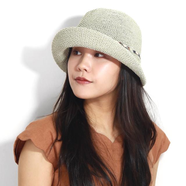 DAKS 母の日 プレゼント 帽子 レディース ハット 春 ミセス パープル コットン オブザー リボン チェック柄 日本製 ダックス 老舗ブランド 洗える 帽子 夏 日よけ 全6色［ hat ］30代 40代 50代 60代 母の日ギフト プレゼント ラッピング無料 送料無料 メール便無料_13