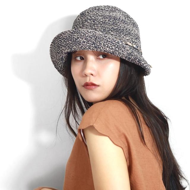 DAKS 母の日 プレゼント 帽子 レディース ハット 春 ミセス パープル コットン オブザー リボン チェック柄 日本製 ダックス 老舗ブランド 洗える 帽子 夏 日よけ 全6色［ hat ］30代 40代 50代 60代 母の日ギフト プレゼント ラッピング無料 送料無料 メール便無料_7
