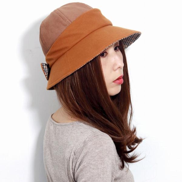 DAKS ダウンハット 20sフランネル ダックス レディース コーデュロイ 秋冬 レディース ハット 帽子 ハット レディース ハット帽 婦人ハット 女性 ハット帽子 [ hat ] 40代 50代 60代 クリスマス ギフト 女性 誕生日 プレゼント ラッピング無料 帽子通販 母の日_17