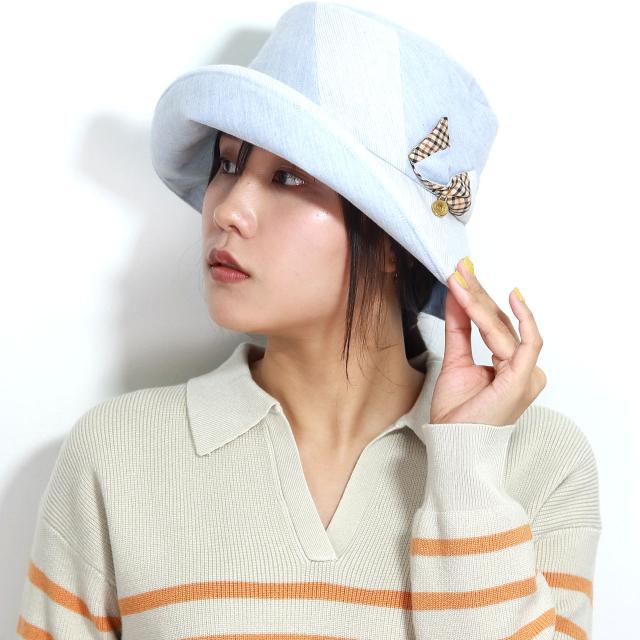 DAKS オブザー ハット レディース 先染オーガニックコットン 春夏 ハット ダックス 婦人用 帽子 レディース ブランド 母の日 プレゼント 手洗い可 日よけ 全3色［ hat ］30代 40代 50代 60代 母の日ギフト プレゼント ラッピング無料 送料無料 メール便無料_13