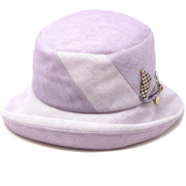 DAKS オブザー ハット レディース 先染オーガニックコットン 春夏 ハット ダックス 婦人用 帽子 レディース ブランド 母の日 プレゼント 手洗い可 日よけ 全3色［ hat ］30代 40代 50代 60代 母の日ギフト プレゼント ラッピング無料 送料無料 メール便無料_6