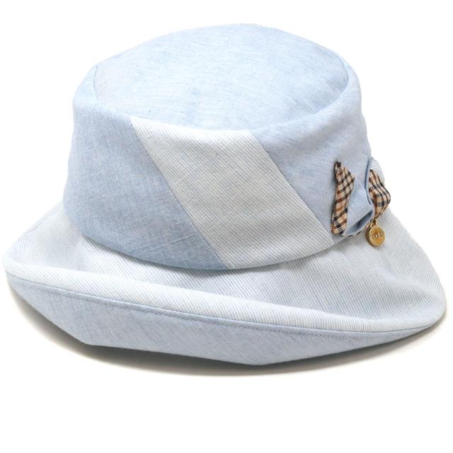 DAKS オブザー ハット レディース 先染オーガニックコットン 春夏 ハット ダックス 婦人用 帽子 レディース ブランド 母の日 プレゼント 手洗い可 日よけ 全3色［ hat ］30代 40代 50代 60代 母の日ギフト プレゼント ラッピング無料 送料無料 メール便無料_7