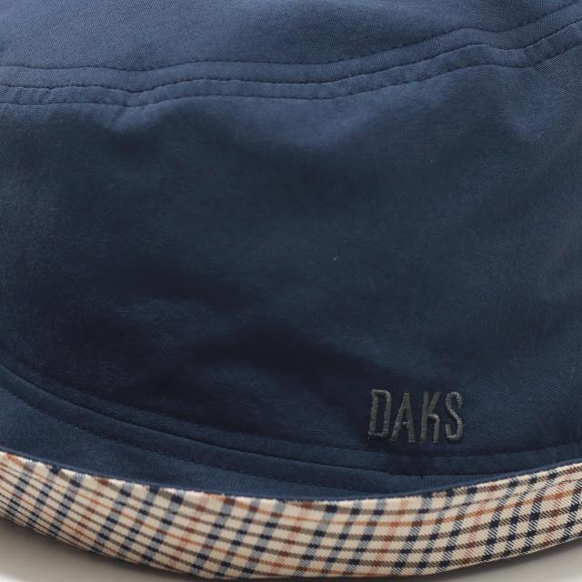 DAKS レディースハット リバーシブル チェック柄 春夏 帽子 ハット 女性用 日焼け対策 ハウスチェック Mサイズ 57cm UV対策 ベージュ 黒 茶 全3色［ hat ］30代 40代 50代 60代 母の日ギフト プレゼント ラッピング無料 送料無料_11