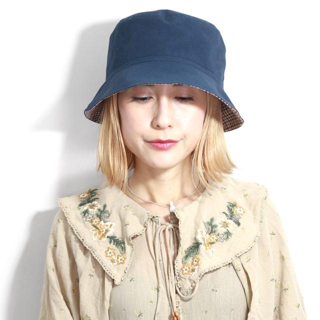 DAKS レディースハット リバーシブル チェック柄 春夏 帽子 ハット 女性用 日焼け対策 ハウスチェック Mサイズ 57cm UV対策 ベージュ 黒 茶 全3色［ hat ］30代 40代 50代 60代 母の日ギフト プレゼント ラッピング無料 送料無料_17