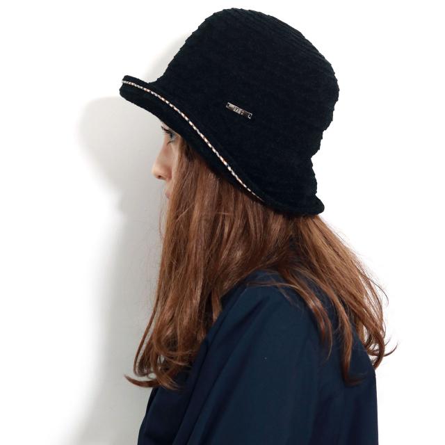 DAKS レディース ダックス セーラー ハイバック ハット 秋冬帽子 ミセス モールブレード 日本製 Ｍサイズ 手洗い可 ワイン ブラック パープル [ hat ] 30代 40代 50代 60代 クリスマス ギフト 女性 誕生日 プレゼント ラッピング無料_14
