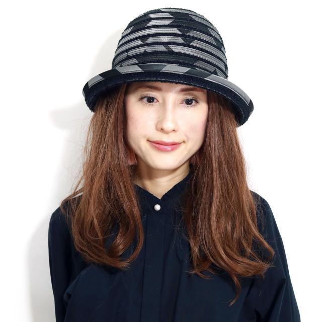DAKS レディース ダックス セーラーハット 秋冬帽子 ミセス チェックタフタ クリスタルブレード 日本製 Ｍサイズ サイズ調整可 ブラウン パープル グレー [ sailor hat ] 30代 40代 50代 60代 クリスマス ギフト 女性 誕生日 プレゼント ラッピング無料 送料無料_16