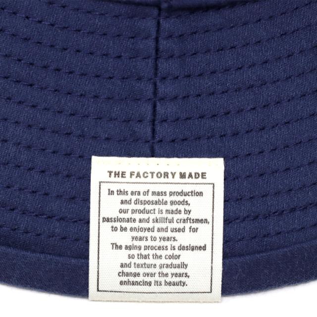 ファクトリーメイド 帽子 メンズ モールスキン 秋冬 ハット メンズ ハット レディース 日本製 THE FACTORY MADE 帽子 レディース メトロハット コットン100 [ wide-brim hat ] 送料無料 プレゼント ギフト ラッピング無料_4