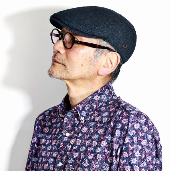 Gottmann ハンチング メンズ 日よけ ゴットマン 帽子 UV40+ 春 夏 UVプロテクト 大きいサイズ 日焼け対策 アイビーキャップ 麻 Ivy cap シンプル 無地 57cm 58cm 60cm 62cm 64cm リネン100% 黒 ブラック 父の日 ギフト プレゼント 帽子通販 男性 プレゼント 敬老の日