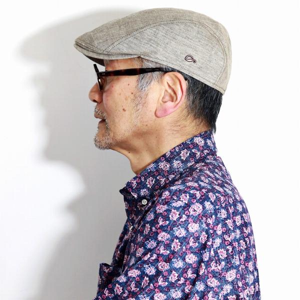UVプロテクト ゴットマン ハンチング メンズ Gottmann 帽子 UV40+ 日よけ 春 夏 大きいサイズ 日焼け対策 アイビーキャップ 麻 Ivy cap シンプル 無地 57cm 58cm 60cm 62cm 64cm リネン100% ベージュ 父の日 ギフト プレゼント 帽子通販 男性 プレゼント 敬老の日_7