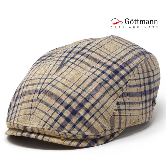 ハンチング帽 大きいサイズ 父の日 ギフト 送料無料 Gottmann ハンチング メンズ 春夏 ゴットマン 帽子 Jackson チェック柄 60cm 61cm ベージュ 男性 帽子 誕生日 プレゼント ギフト包装 ラッピング無料 送料無料_7