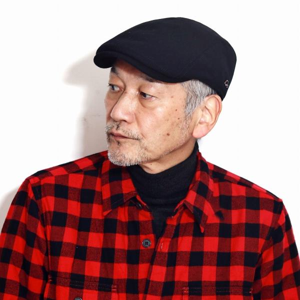 ゴットマン ウール ハンチング GORE-TEX 帽子 メンズ ブラック ハンチング帽 アイビーキャップ 黒 ハンチング 耳当て イヤーマフ 防風 防寒 57cm 58cm 60cm 62cm [ ivy cap ] ギフト 帽子 プレゼント 男性 ラッピング無料 送料無料 父の日