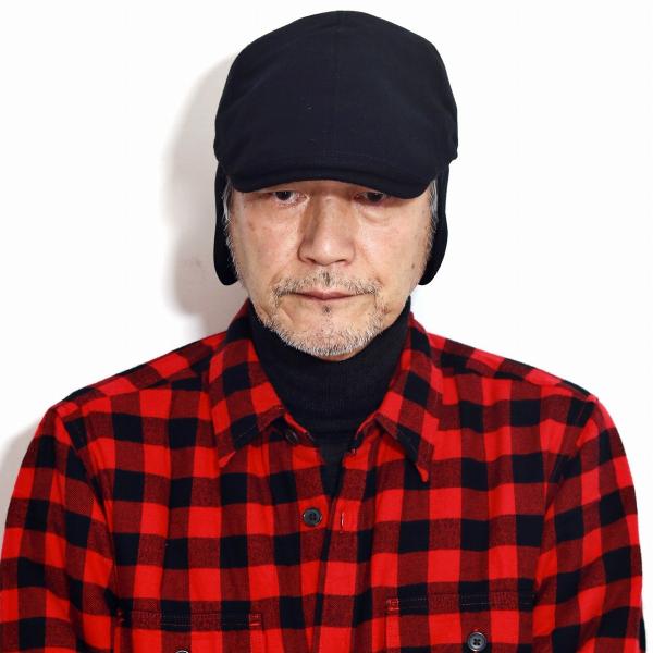 ゴットマン ウール ハンチング GORE-TEX 帽子 メンズ ブラック ハンチング帽 アイビーキャップ 黒 ハンチング 耳当て イヤーマフ 防風 防寒 57cm 58cm 60cm 62cm [ ivy cap ] ギフト 帽子 プレゼント 男性 ラッピング無料 送料無料 父の日_12