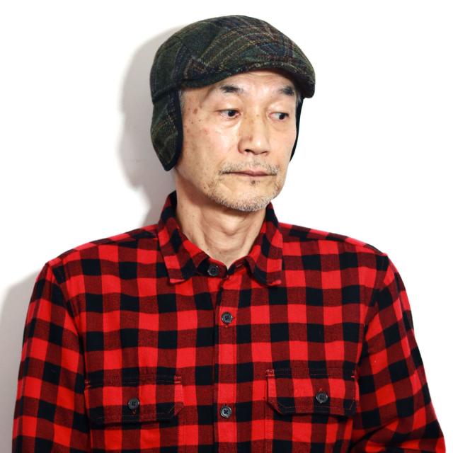 帽子 秋冬 チェック 柄 大きいサイズ メンズ ハンチング Gottmann Gore-tex 耳当て ゴアテックス 送料無料 ハンチング帽 オリーブ［ ivy cap ］誕生日 プレゼント クリスマス ギフト包装 ラッピング無料_12