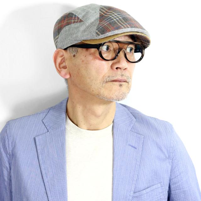 帽子 送料無料 父の日 ギフト ハンチング帽 大きいサイズ ハンチング メンズ 春夏 ゴットマン チェック柄 切替え 60cm 61cm ブラウンレッド 男性 帽子 誕生日 プレゼント ギフト包装 ラッピング無料 送料無料_9